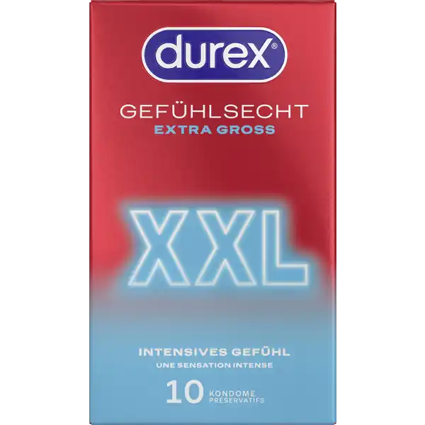 Gefühlsecht Extra Groß XXL Kondome von Durex