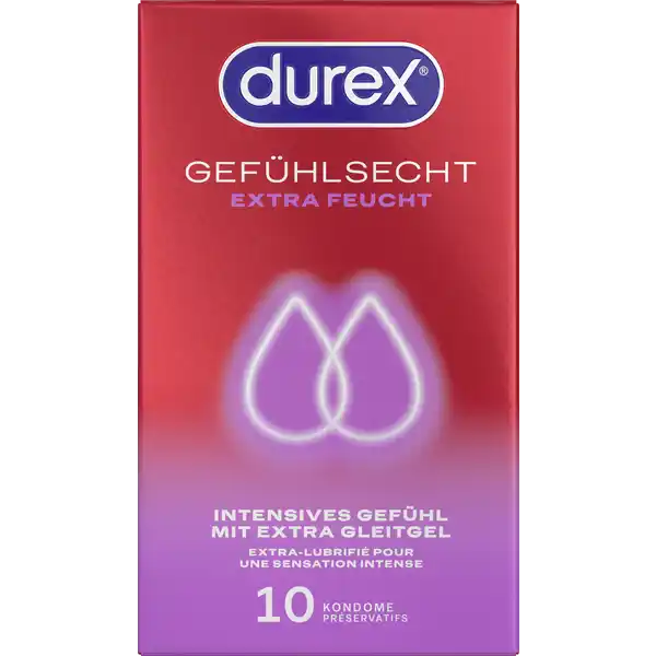 Gefühlsecht Extra Feucht Kondome von Durex