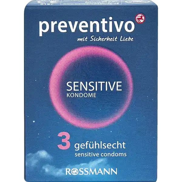 Sensitive Kondome gefühlsecht von preventivo