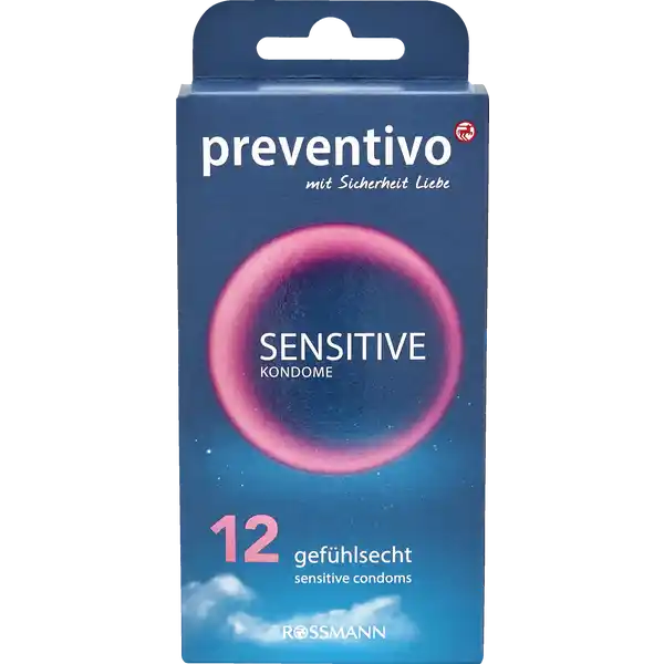 Sensitive Kondome gefühlsecht von preventivo