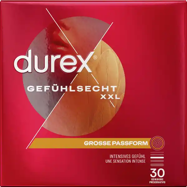Gefühlsecht XXL Kondome von Durex