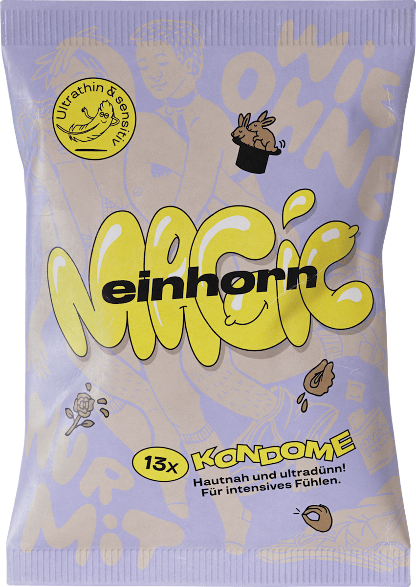 Kondome Magic ultradünn, Breite 53 mm einhorn